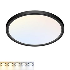LED Flush Mount Ceiling Light,7Inch 15W,3000K/3500K/4000K/5000K/6500K 5 Color...