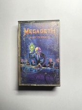 Megadeth-Rust In Peace Cassette 1990 Capitol Records
