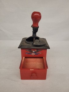 "Bicentenary 1776-1976" Red Manual Coffee Grinder