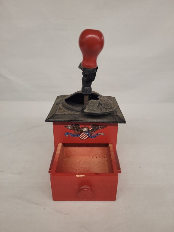 "Bicentenary 1776-1976" Red Manual Coffee Grinder