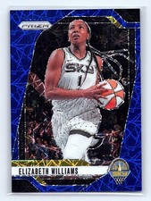 2024 Panini Prizm WNBA #24 Elizabeth Williams Blue Velocity Prizms