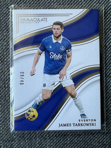Panini Immaculate Soccer 23/24 - JAMES TARKOWSKI Everton - Silver /40