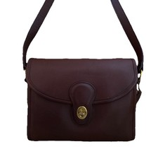 Coach Devon Crossbody Bag Purse Mahogany Leather Classic Vintage # 9908