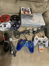 Sony Playstation One PS1 Console Bundle Tested Cleaned Nice Condition READ