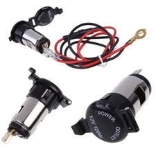 12V Car Cigarette Lighter Power Socket Plug Outlet Lighter Plug Socket Accessory