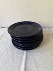 Fiestaware Retired Cobalt 6" Small Tea Plates HLC Fiesta Lot Of 7