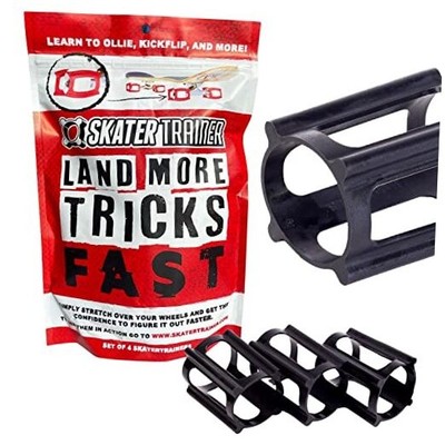 s- Skateboard Tricks Fast No Experience Needed- Fun, Safe, and Easy- Black