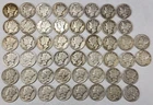 Roll of 50 Silver Mercury Dimes $5 Face Value 90% Silver Coins Mixed Dates  ELM7