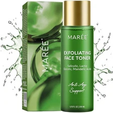 MAREE Exfoliating Toner with Salicylic 6.76 Fl Oz (Pack of 1), 
