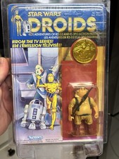 Star Wars Droids Cartoon UNCLE GUNDY Figure w Coin 1985 Kenner MOC Unpunched