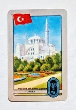 SWAP PLAYING CARDS ~ GENUINE COLES SWAP CARD OLYMPIC LANDMARK NAMED TURKEY