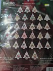 Plaid Bucilla Counted Cross Stitch Mini Christmas Trees 30 Piece Set #85075 — photo 2