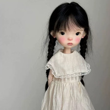 Full set Landoudou 1/6 BJD Doll Resin Ball Joint Eyes Face Makeup Girl