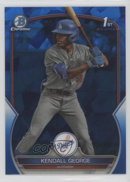 2023 Bowman Chrome Draft Sapphire Edition Kendall George #BDC-190 0i9h