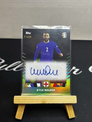 Topps Uefa Euro League 2023/2024 Kyle Walker Autograph /99