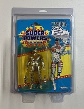 Super Powers Cyborg Action Figure Punched Card Kenner 1985 with Clamshell
