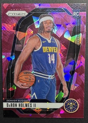 2024-25 Panini Prizm #235 DaRon Holmes II Prizms Pink Ice