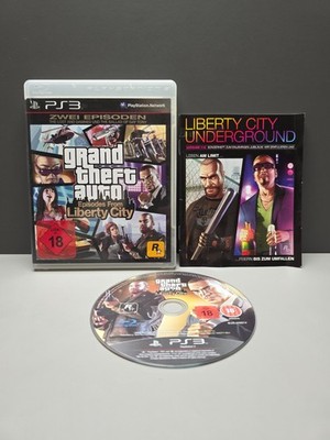 GRAND THEFT AUTO EPISODES F. LIBERTY CITY + ANLEITUNG SONY PLAYSTATION 3 GTA PS3