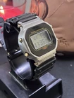 Vintage Casio G-Shock DW-5700C 901 Screwback Gold Buttons New Battery No Bezel