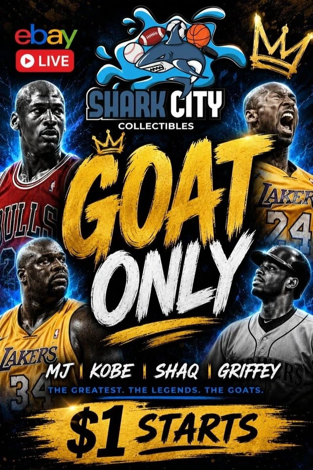 Jordan Kobe Shaq Griffey Goat Only Stream $1 Mags & Slabs