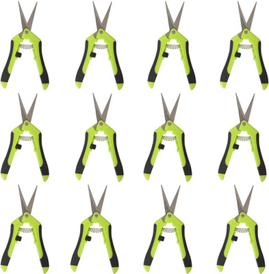 KEILEOHO 12 Pack 6.5 Inch Bud Trimming Scissors, Professional Stainless Steel Ga