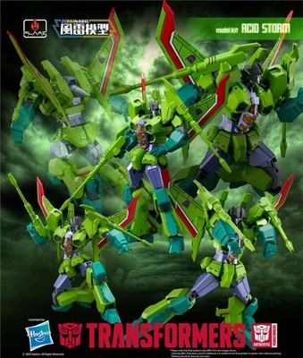 flametoys transformers acid storm model kit actionfigur 15cm pvc