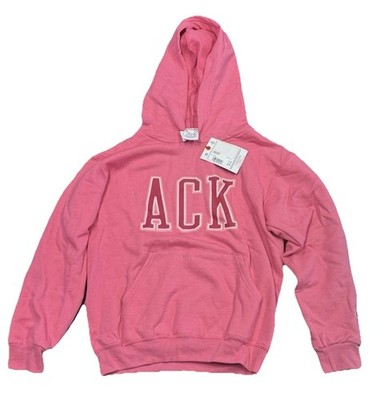 Nantucket  ACK  Champion Pink Hooded Sweatshirt Youth YM (7-8) Medium