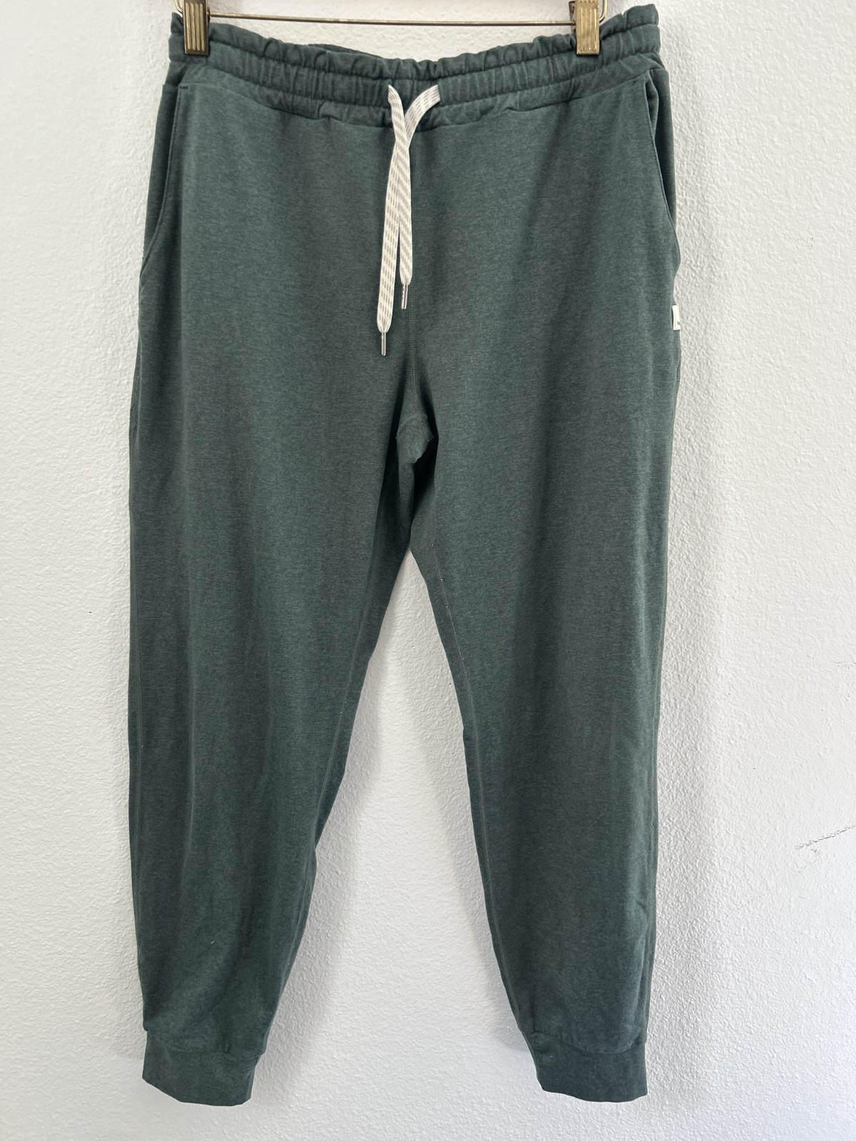 Vuori Performance Joggers Blue Green Heathered Slim Tapered Sweatpants VW303 S