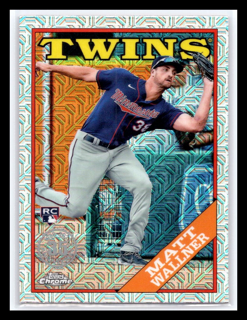 2023 Topps #2T88C-71 Matt Wallner 1988 Topps Baseball Chrome (Series Two) A1