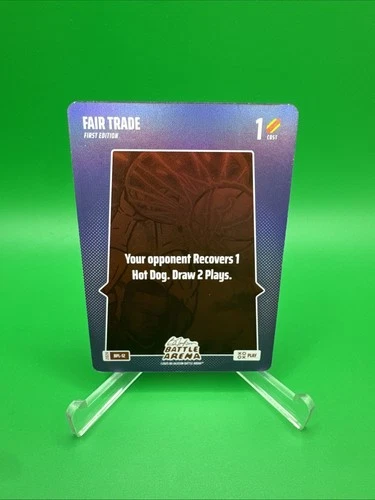 Bo Jackson Battle Arena 2026 Bonus Play Card BPL-12 Fair Trade
