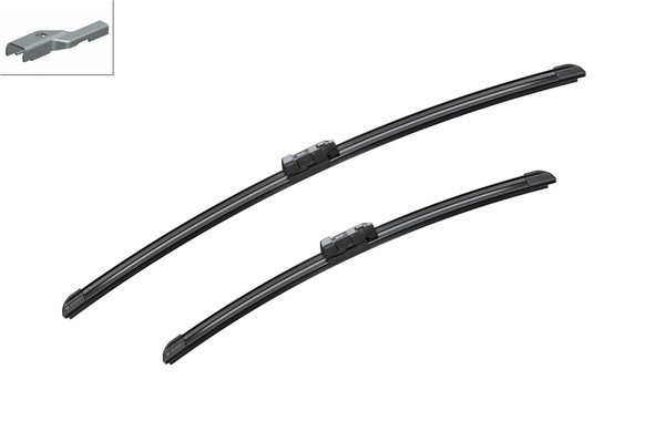 Bosch 3 397 007 187 Scheibenwischer Wischerblatt Flach 600 Mm 450 Mm FüR Kit-image