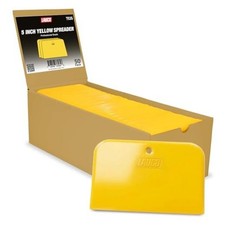 Auto Body Filler Yellow Spreaders Pack of - Size Reusable Plastic 5" 50