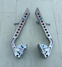 A Pair of  Aluminium Kart Pedal Relocators,  Go Kart,Cadet,Iame,Honda,RS,Junior
