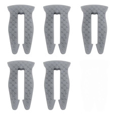 Tiianmeimate Universal Stove Knob Locks 5-Pack-Gray - Child Proof Gas Stove Sa