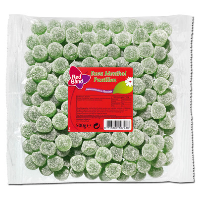 (5,74 /1kg) Red Band Euca Menthol Pastillen 500g Beutel