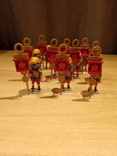 Playmobil 10 x  L&ouml;wenkopf Kettenhemd R&ouml;mer Neu mit Standarte und Bodenplatte