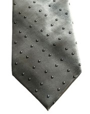 DKNY Men's Geo-Micro Mint Green Dotted Patterned Necktie 100 Silk 3-3/4" 