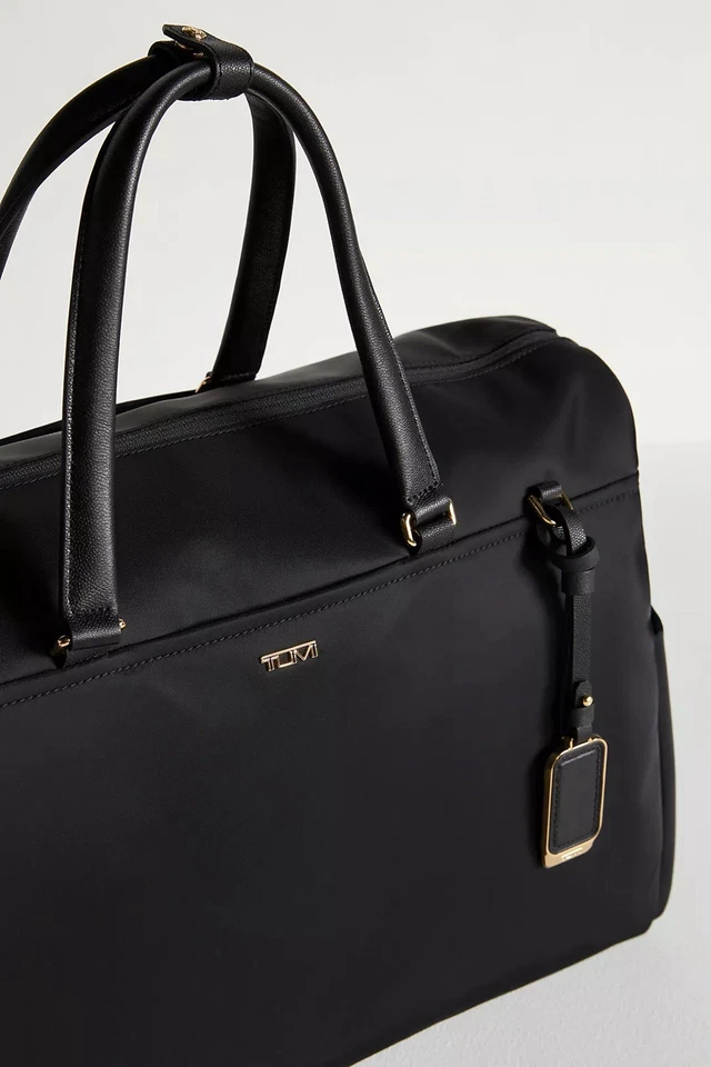 TUMI Black & Gold VOYAGEUR Venice Duffel Carry On Travel Bag - Image 2 of 4