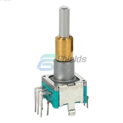 EC11EBB24C03 Dual Axis Rotary Encoder with Switch 30 Positioning Number 15 Pulse