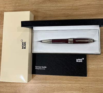Montblanc Limited Edition 2025 JFK Burgundy 163 Rollerball Pen