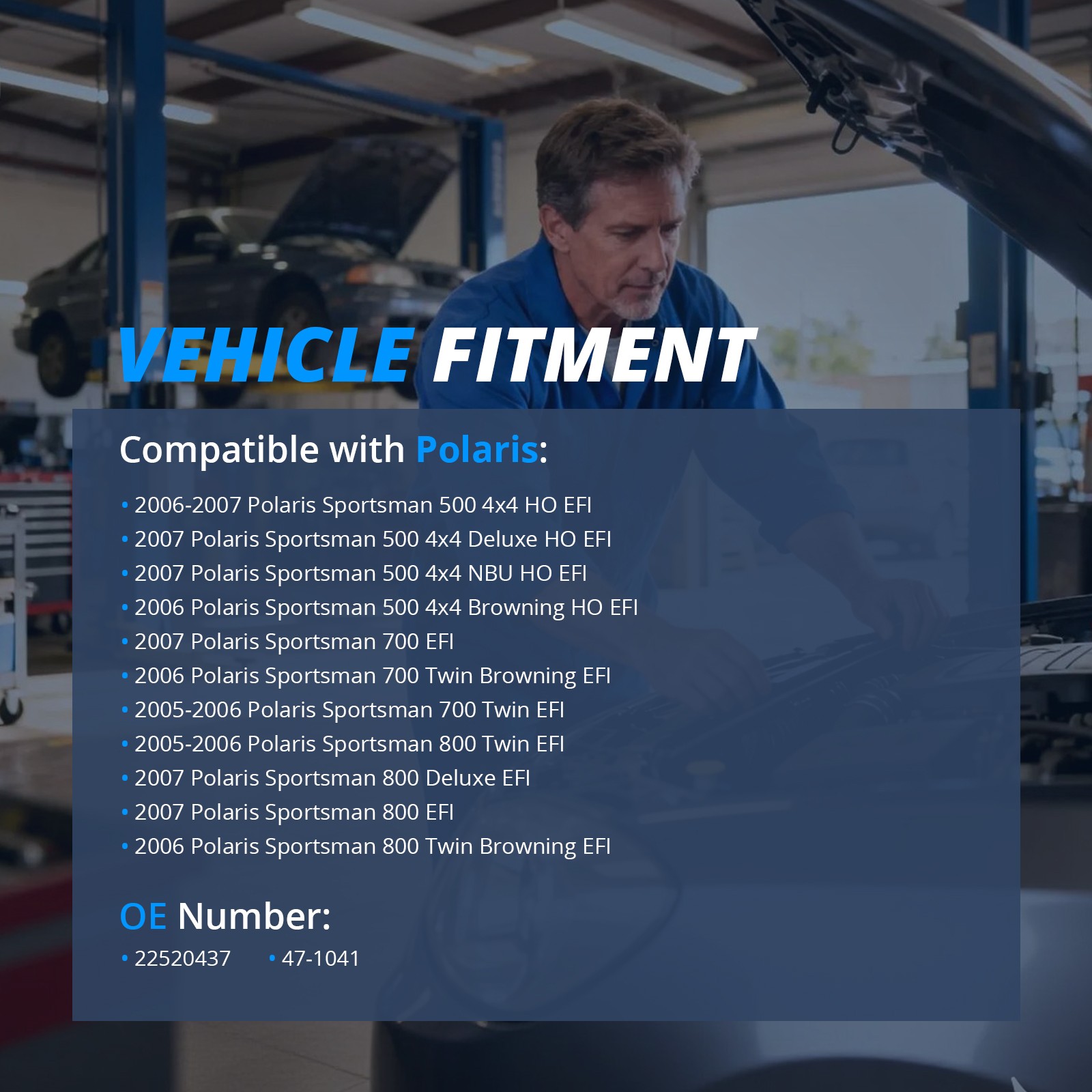 Fits Polaris Sportsman 800 EFI 2005-2007 Fuel Pump Assembly 22520437