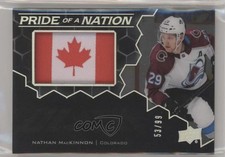 2020-21 SPx UD Black Pride of a Nation 53/99 Nathan MacKinnon #PN-NM Patch 1qa6