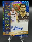 2025-26 Topps Finest Peja Stojakovic Masters Autograph Blue X-Fractor /99 #MA-PS