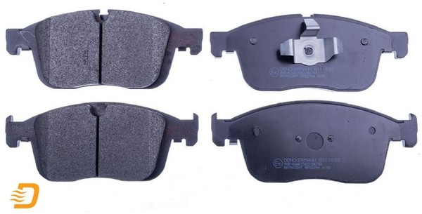 Denckermann B111693 Bremsbelagsatz FüR Scheibenbremse Bremsbelagsatz FüR Volvo-image