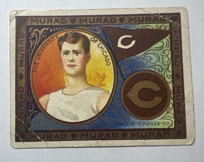 1910 Murad Cigarettes College Series T51 2nd Edition University of Chicago #40 C