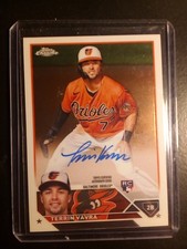 2023 Topps Chrome Update Series - Autographs Terrin Vavra #RA-TV (AU, RC)