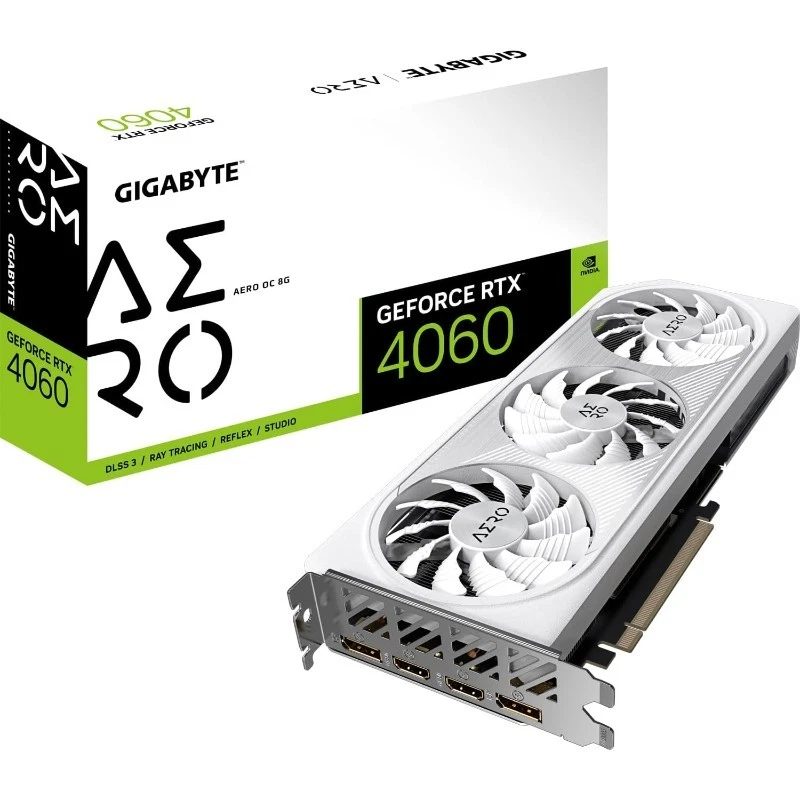 GIGABYTE GeForce RTX 4060 AERO OC 8GB GDDR6 Graphics Card