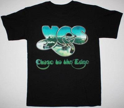YES Band CLOSE TO THE EDGE 1972 Heavy Cotton Black All Size Shirt MM05