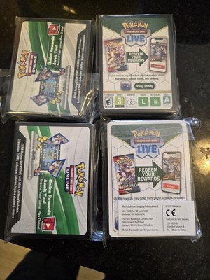 4 Bricks Of Pokemon Tcg Code Cards