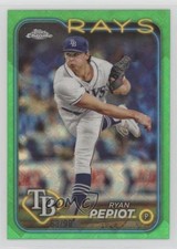 2024 Topps Chrome Logofractor Edition Green Refractor 63/99 Ryan Pepiot #128 2o0